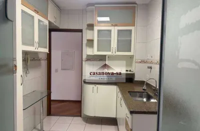 Apartamento com 3 dormitórios para alugar, 74 m² por r$ 2.975,00/mês - parque das nações - santo andré/sp