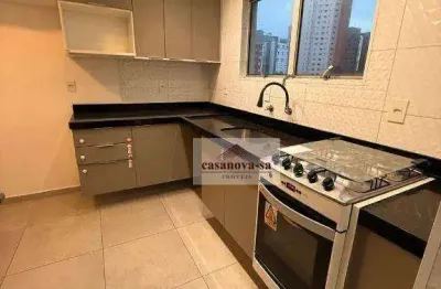 Apartamento com 2 dormitórios para alugar, 68 m² por r$ 3.950,00/mês - jardim - santo andré/sp