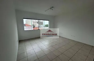 Sala para alugar, 28 m² por r$ 1.210,00/mês - vila apiaí - santo andré/sp