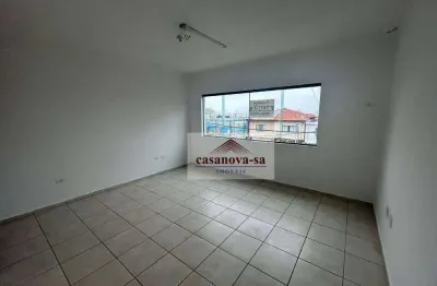 Sala para alugar, 26 m² por r$ 1.110,00/mês - vila apiaí - santo andré/sp