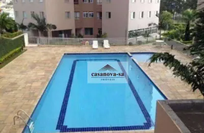 Apartamento com 3 dormitórios para alugar, 60 m² por r$ 2.000/mês - parque marajoara - santo andré/sp