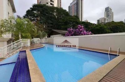Apartamento com 3 dormitórios para alugar, 175 m² por r$ 8.500,00/mês - jardim - santo andré/sp
