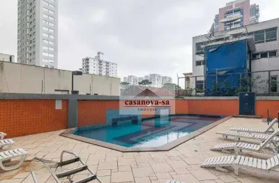 Apartamento com 3 dormitórios para alugar, 175 m² por r$ 7.800/mês - jardim - santo andré/sp