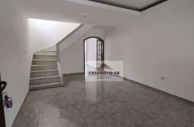 Sobrado com 3 dormitórios, 168 m² - venda por r$ 850.000,00 ou aluguel por r$ 4.097,00/mês - campestre - santo andré/sp