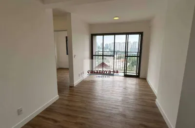 Apartamento com 2 dormitórios para alugar, 69 m² por r$ 2.700/mês - vila assunção - santo andré/sp