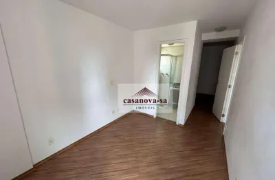 Apartamento com 2 dormitórios para alugar, 70 m² por r$ 2.300/mês - vila valparaíso - santo andré/sp