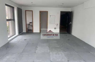 Sala para alugar, 41 m² por r$ 3.880,00/mês - vila guiomar - santo andré/sp