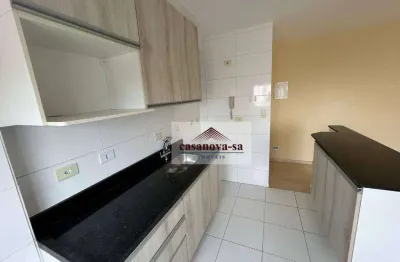 Apartamento com 2 dormitórios para alugar, 58 m² por r$ 2.300/mês - vila valparaíso - santo andré/sp