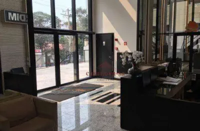 Sala para alugar, 34 m² por r$ 2.965,00/mês - jardim - santo andré/sp
