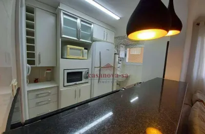 Apartamento com 2 dormitórios para alugar, 65 m² por R$ 4.945,00/mês - Jardim - Santo André/SP