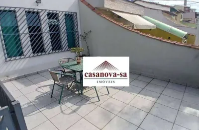 Sobrado com 6 dormitórios, 289 m² - venda por R$ 690.000,00 ou aluguel por R$ 4.708,00/mês - Vila Lucinda - Santo André/SP