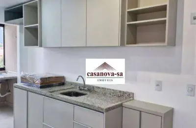 Apartamento com 2 dormitórios para alugar, 55 m² por R$ 2980/mês - Parque das Nações - Santo André/SP