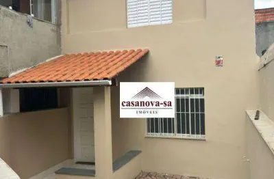 Sobrado com 2 dormitórios para alugar, 70 m² por R$ 2.380,00/mês - Nova Gerti - São Caetano do Sul/SP