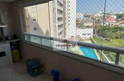 Apartamento com 3 dormitórios, 79 m² - venda por R$ 845.000,00 ou aluguel por R$ 4.615,00/mês - Campestre - Santo André/SP