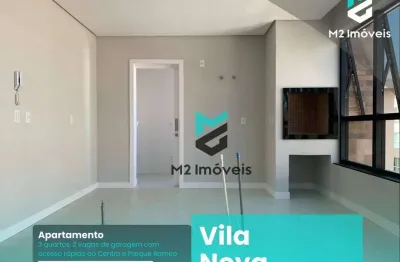 Apartamento com 3 dormitórios à venda, 99 m² por r$ 750.000,00 - vila nova - blumenau/sc