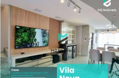 Casa com 3 dormitórios à venda, 135 m² por r$ 1.245.000,00 - vila nova - blumenau/sc