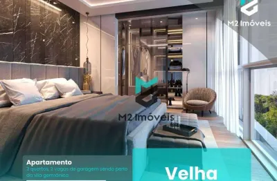 Apartamento com 3 dormitórios à venda, 118 m² - velha - blumenau/sc