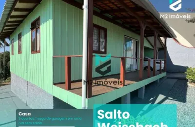 Casa com 3 dormitórios à venda, - salto weissbach - blumenau/sc