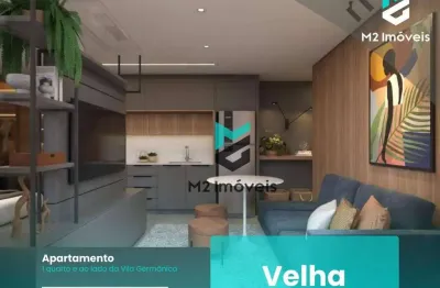 Apartamento com 1 dormitório à venda, 28 m² por r$ 300.000,00 - velha - blumenau/sc