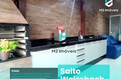 Casa com 2 dormitórios à venda, 73 m² - salto weissbach - blumenau/sc