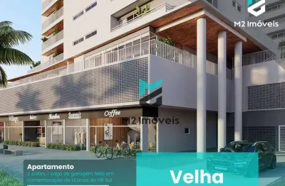 Apartamento com 2 dormitórios à venda, 82 m² por r$ 590.000,00 - velha - blumenau/sc