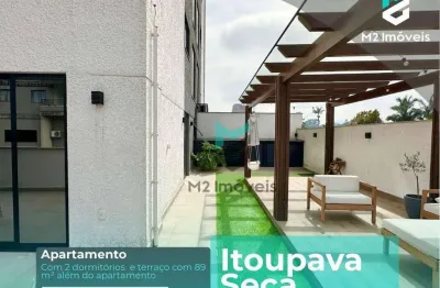 2 suítes | 100% mobiliado | terraço privativo de 89m² | 2 vagas