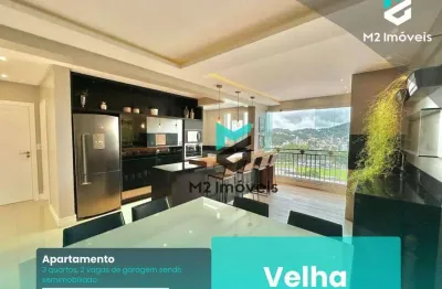 Apartamento de 3 quartos, semimobiliado e equipado de 112,04m2 privativos próximo à vila germânica