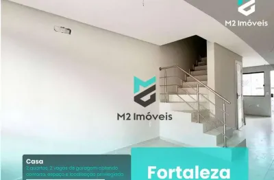 Casa com duas suítes em novo loteamento na fortaleza