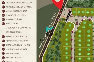 Terreno em condomínio fechado à venda no Velha, Blumenau 