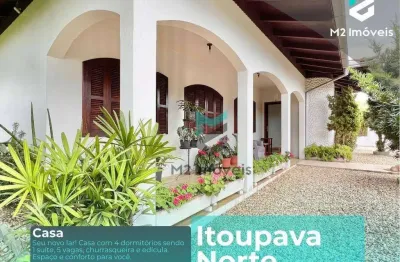 Casa com 4 dormitórios (1 suíte) à venda, 158 m² - itoupava norte - blumenau/sc
