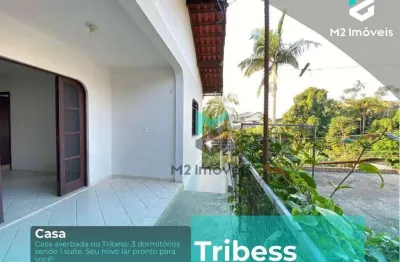 Casa no bairro tribess com 3 dormitórios sendo uma suite.