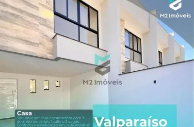 Casa com 3 dormitórios, sendo 1 suíte à venda, 96 m² - valparaíso - blumenau/sc