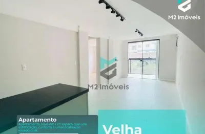 Apartamento com 2 dormitórios à venda, 56 m² por r$ 486.500,00 - velha - blumenau/sc
