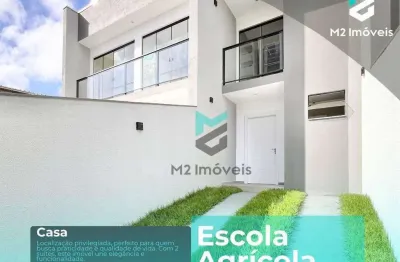 Casa com 2 suítes à venda, 88 m² - escola agrícola - blumenau/sc