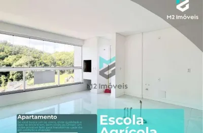 Apartamento com 3 suítes à venda, 107 m² - escola agrícola - blumenau/sc