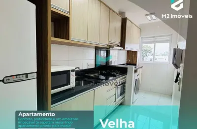 Apartamento com 2 dormitórios à venda, 72 m² por r$ 490.000,00 - velha - blumenau/sc