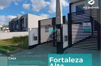Casa com 2 dormitórios à venda, 80 m² por r$ 350.000,00 - fortaleza alta - blumenau/sc