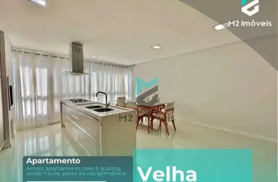 Apartamento de 3 quartos (1 suíte) à venda, 100 m²– bairro velha, blumenau/sc