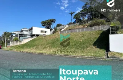 Terreno em loteamento alto padrão – parque das orquídeas, blumenau