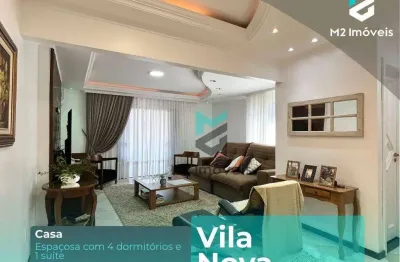 Casa alto padrão na vila nova – 390m² privativos, a apenas 1km da vila germânica