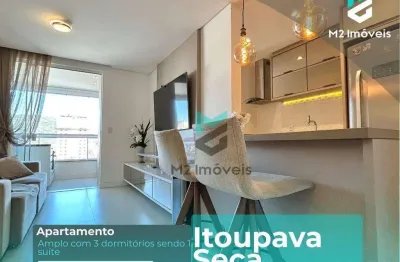 Elegante apartamento no punta carena –itoupava seca - 3 dormitórios, sendo 1 suíte
