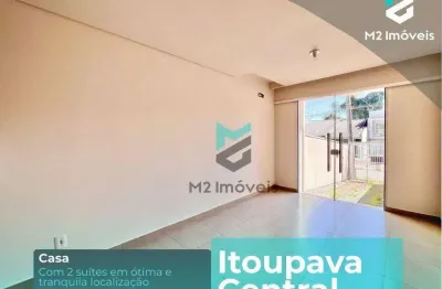 Casa com 2 suítesà venda, 68 m² - itoupava central - blumenau/sc