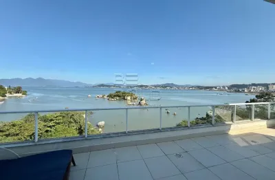 Cobertura com 3 quartos à venda na rua videira, 192, abraão, florianópolis por r$ 3.600.000