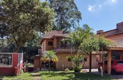 Casa com 3 dormitórios à venda, 400 m² por r$ 2.400.000,00 - granja viana - carapicuíba/sp