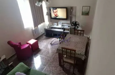 Apartamento com 2 dormitórios à venda, 93 m² por r$ 450.000,00 - gonzaga - santos/sp