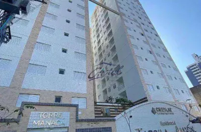 Apartamento com 2 dormitórios à venda, 46 m² por r$ 505.000 - aviação - praia grande/sp