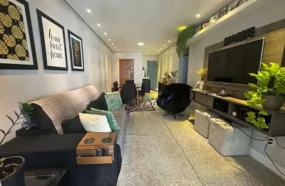 Apartamento com 3 dormitórios à venda, 105 m² por r$ 750.000 - tupi - praia grande/sp