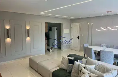 Apartamento com 4 dormitórios à venda, 156 m² por r$ 1.200.000 - canto do forte - praia grande/sp