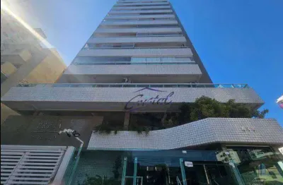 Apartamento com 2 dormitórios à venda, 73 m² por r$ 590.000 - canto do forte - praia grande/sp