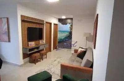 Apartamento com 2 dormitórios à venda, 80 m² por r$ 530.000,00 - guilhermina - praia grande/sp